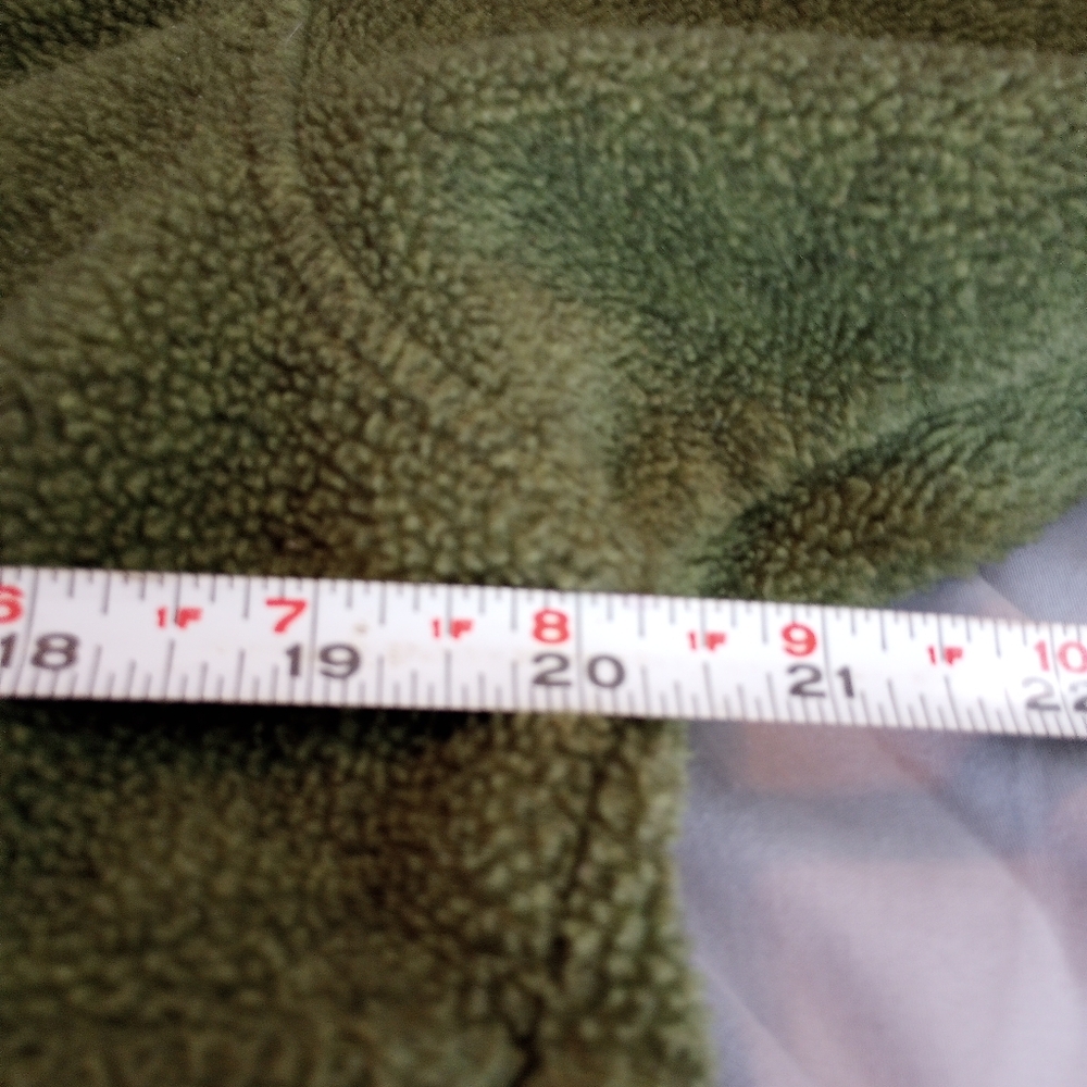 Vintage Patagonia Synchilla Marsupial 1/2 Zip Pullover Men's Medium Olive Green - Picture 6 of 7